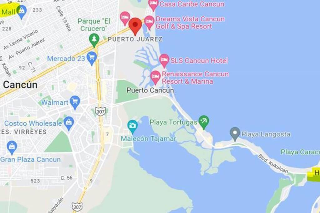 Micro Perfect For Backpackers, Couples, 3 Min Drive To Playa El Nino Apartamento Cancún
